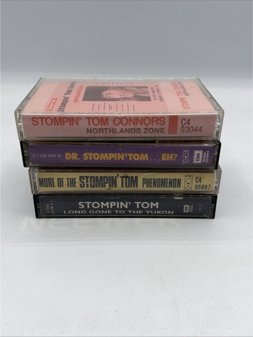 Stompin' Tom Connors Cassette Tape Lot Of 4 - Very Good Condition